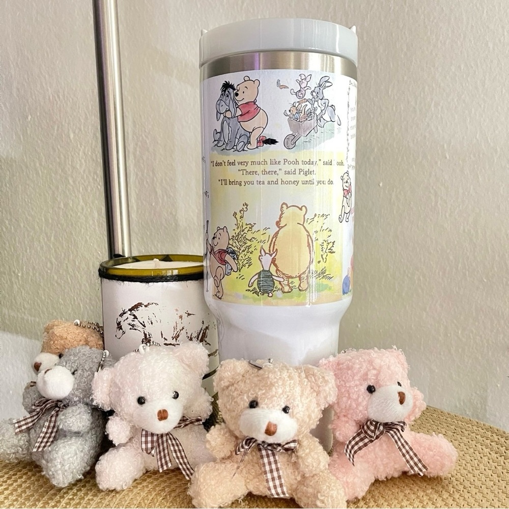 Disney Winnie the Pooh Quotes Climbing Tree 40 oz Tumbler/Water bottle/Mug